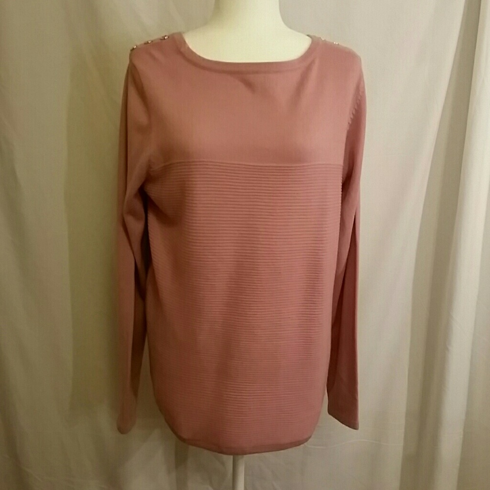 Mauve pullover ladies sweater